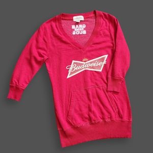 Red/White Budweiser Sweater, Women's M